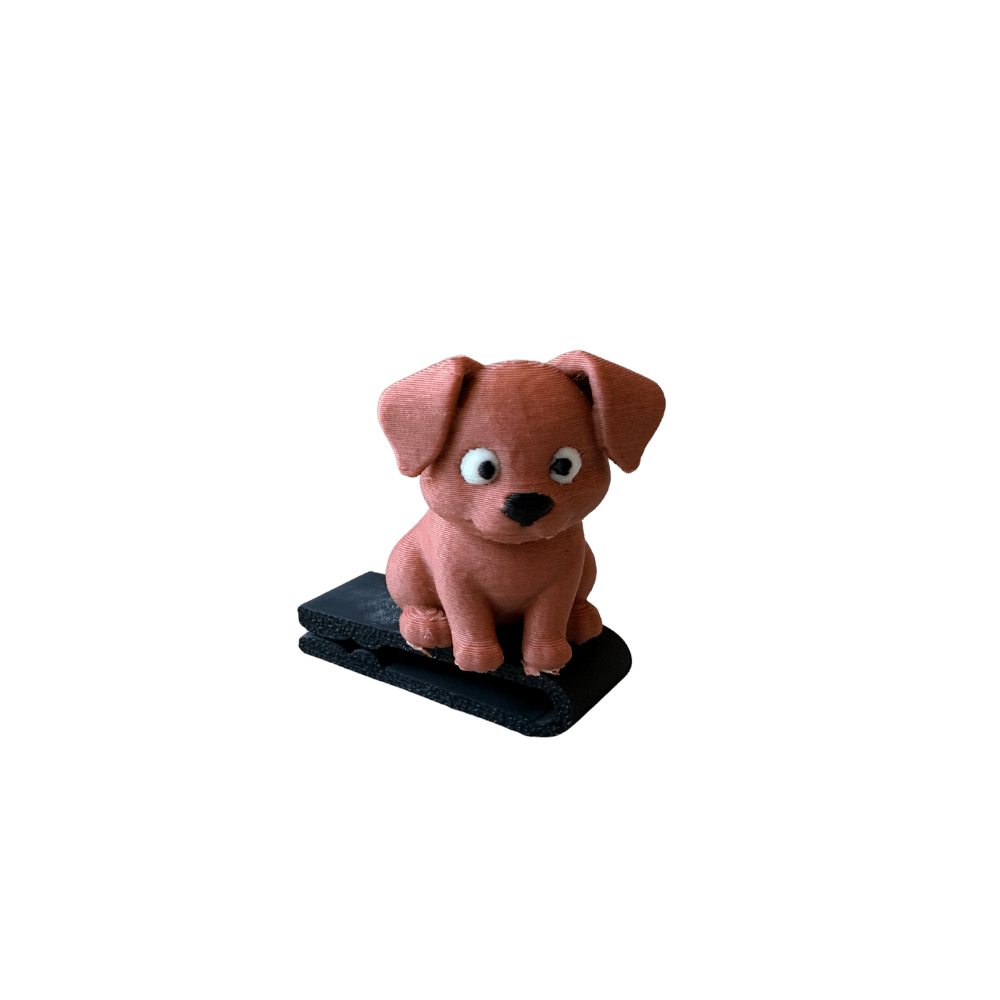 Jeffrey the Dog BrimPet hat clip