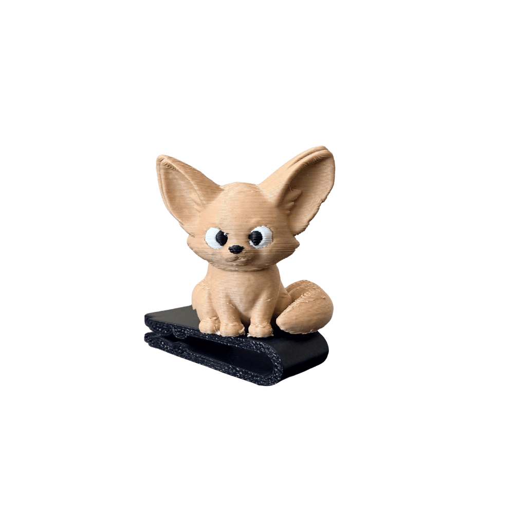 Thistle the Fennec Fox BrimPet hat clip