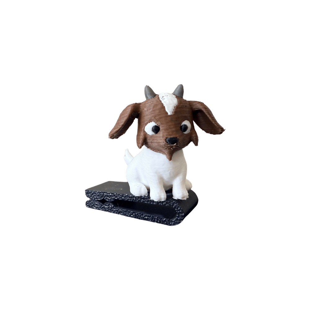 Hazard the Goat BrimPet hat clip